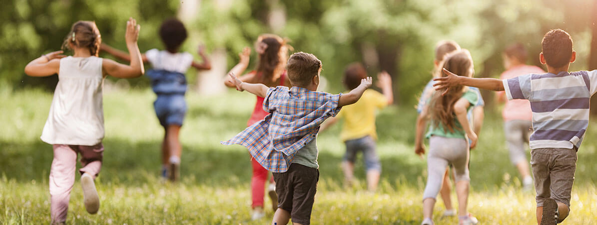 Banner - Dia das Crianças com brincadeiras e jogos cooperativos