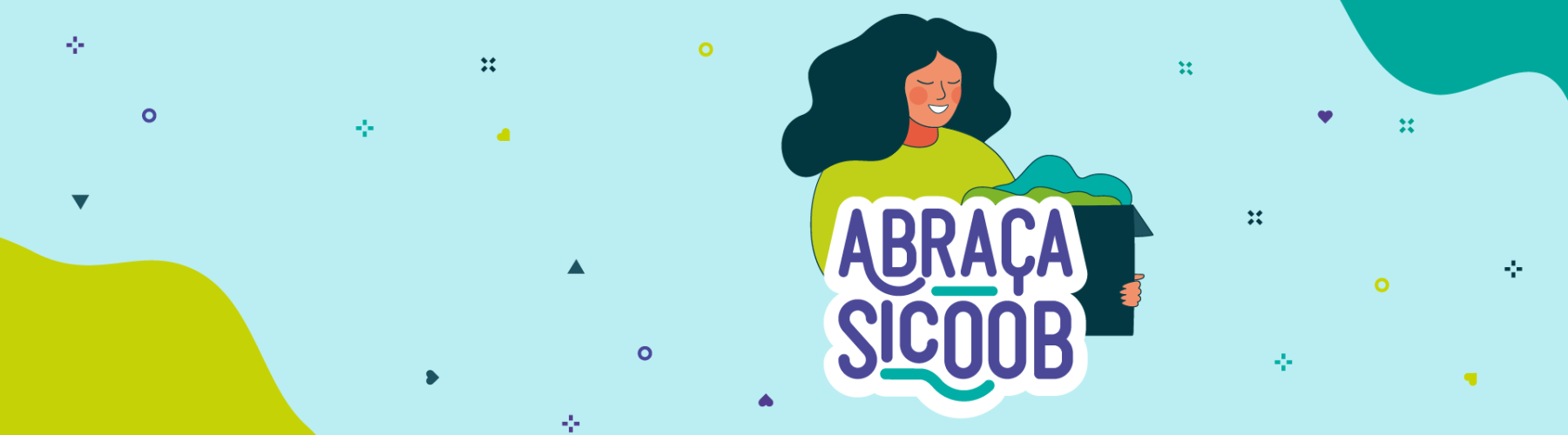 Banner - Abraça Sicoob: um bom exemplo de solidariedade