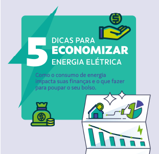 INFOGRÁFICO | 5 DICAS PARA ECONOMIZAR ENERGIA ELÉTRICA