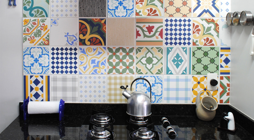  8 - Adesive os azulejos