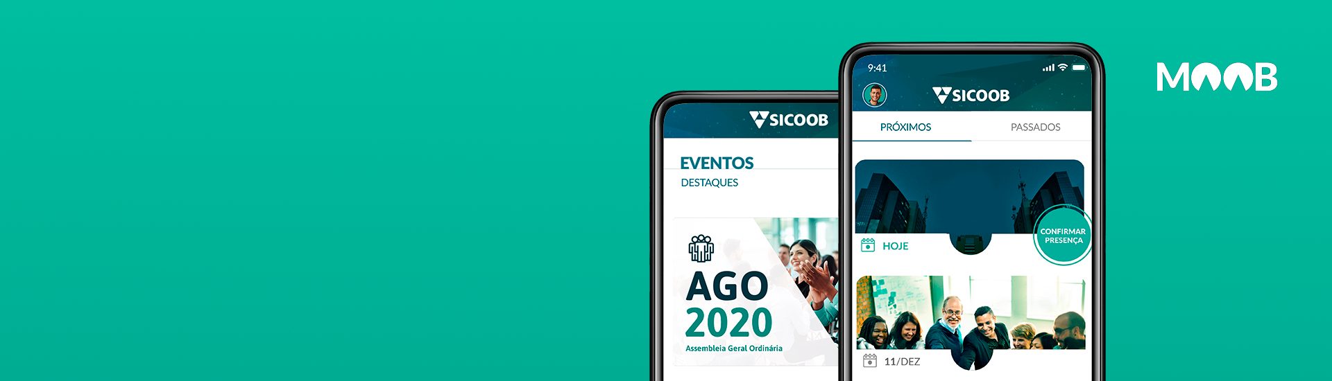 Sicoob Moob integra assembleias virtuais, negócios, conhecimentos e muito mais.