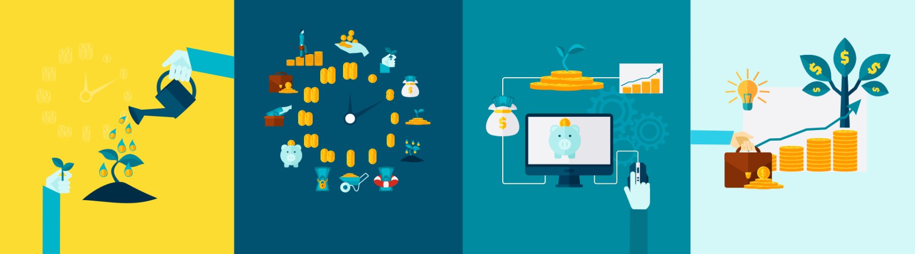 Banner - <strong>Os 4Gs da sustentabilidade financeira e como aplicá-los</strong>